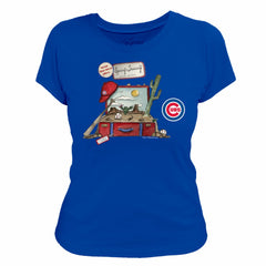 Chicago Cubs Tiny Turnip Women's 2026 Spring Training T-Shirt - Royal