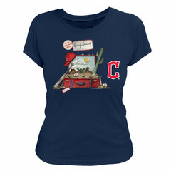 Cleveland Guardians Tiny Turnip Women's 2026 Spring Training T-Shirt - Navy
