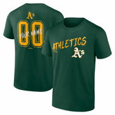 Athletics Hustle Personalized Name & Number T-Shirt - Green
