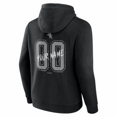 Chicago White Sox Hustle Personalized Name & Number Hoodie - Black