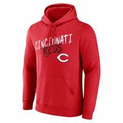 Cincinnati Reds Hustle Personalized Name & Number Hoodie - Red
