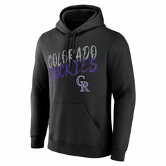 Colorado Rockies Hustle Personalized Name & Number Hoodie - Black