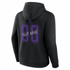 Colorado Rockies Hustle Personalized Name & Number Hoodie - Black