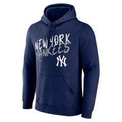 New York Yankees Hustle Personalized Name & Number Hoodie - Navy