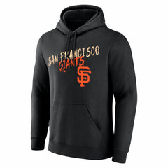 San Francisco Giants Hustle Personalized Name & Number Hoodie - Black