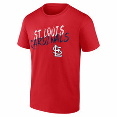 St. Louis Cardinals Hustle Personalized Name & Number T-Shirt - Red