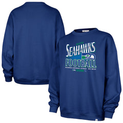 Seattle Seahawks '47 Women's Regional Oversized Sweatshirt - College Navy sale