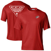 Carolina Hurricanes Columbia PFG Terminal Tackle Omni-Shade T-Shirt Red