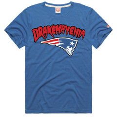 Drake Maye New England Patriots Homage Unisex Drakemayenia Tri-Blend T-Shirt - Royal sale