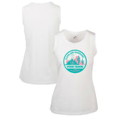 Cleveland Guardians Levelwear Women's Macy Spring Training Badge Bold Tank Top - White