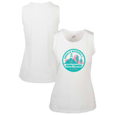 Los Angeles Angels Levelwear Women's Macy Spring Training Badge Bold Tank Top - White