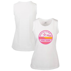 Houston Astros Levelwear Women's Macy Spring Training Badge Bold Tank Top - White