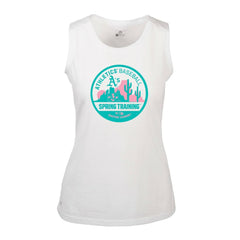 Athletics Levelwear Women's Macy Spring Training Badge Bold Tank Top - White