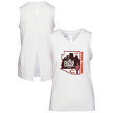 Cincinnati Reds Levelwear Women's 2026 Spring Training Paisley Ball Bold Tank - White