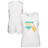 Pittsburgh Pirates Levelwear Women's 2026 Spring Training Paisley Ball Bold Tank - White