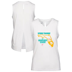 Baltimore Orioles Levelwear Women's 2026 Spring Training Paisley Ball Bold Tank - White