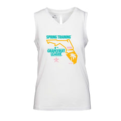 Houston Astros Levelwear Women's 2026 Spring Training Paisley Ball Bold Tank - White