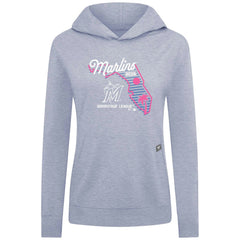 Miami Marlins Levelwear Women's Relay Spring Training Sunrise Bold Hoodie - Light Blue