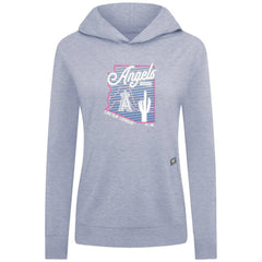 Los Angeles Angels Levelwear Women's Relay Spring Training Sunrise Bold Hoodie - Light Blue