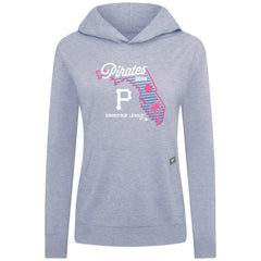Pittsburgh Pirates Levelwear Women's Relay Spring Training Sunrise Bold Hoodie - Light Blue