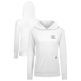 New York Mets Levelwear Women's Relay Spring Break Panoramic Bold Hoodie - White