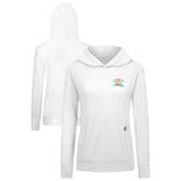 Minnesota Twins Levelwear Women's Relay Spring Break Panoramic Bold Hoodie - White