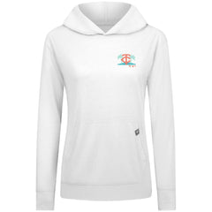 Minnesota Twins Levelwear Women's Relay Spring Break Panoramic Bold Hoodie - White