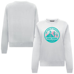 Los Angeles Dodgers Levelwear Women's Yvette Spring Training Badge Bold Sweatshirt - White