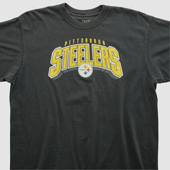 Pittsburgh Steelers Reebok 2000s T-shirt - Black Vintage for sale
