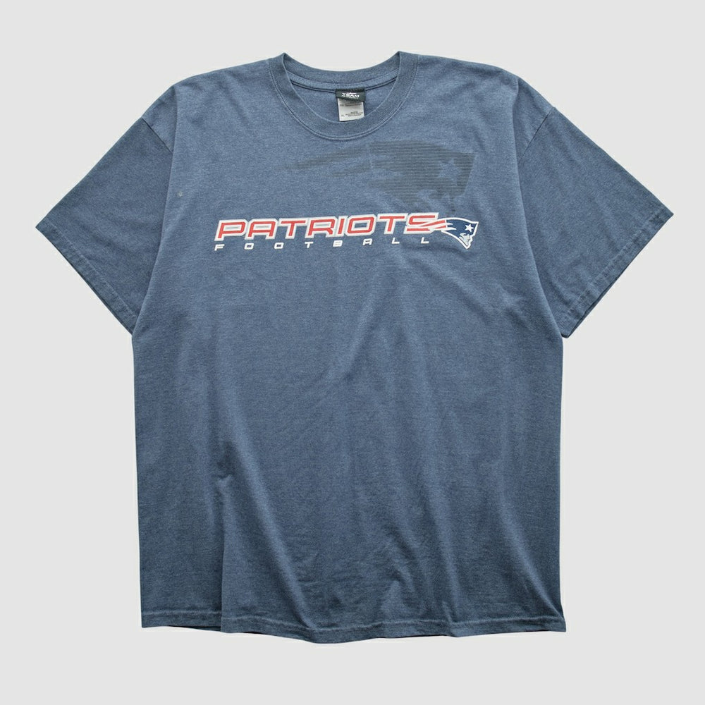 New England Patriots NFL 2010s T-shirt - Blue Vintage discount