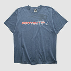 New England Patriots NFL 2010s T-shirt - Blue Vintage discount