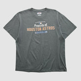 Houston Astros Majestic 2000s T-shirt - Dark Heather Gray Vintage