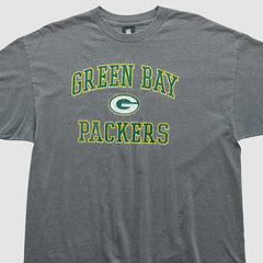 Green Bay Packers NFL 2010s T-shirt - Dark Heather Gray Vintage cheap