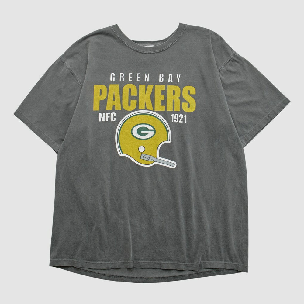 Green Bay Packers NFL 2010s T-shirt - Charcoal Vintage on sale
