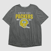 Green Bay Packers NFL 2010s T-shirt - Charcoal Vintage on sale
