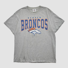 Denver Broncos NFL 2010s T-shirt - Heather Gray Vintage outlet