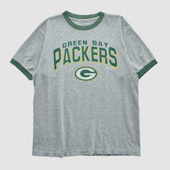 Green Bay Packers Reebok 2000s T-shirt - Heather Gray Vintage on sale