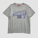 New York Giants NFL 2007 T-shirt - Heather Gray Vintage sale