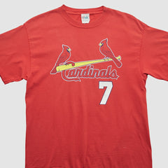 St. Louis Cardinals Majestic 2000s T-shirt - Red Vintage