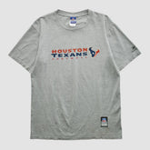 Houston Texans Reebok 2000s T-shirt - Heather Gray Vintage on sale