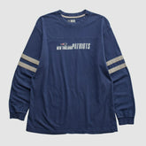 New England Patriots NFL 2000s Long Sleeve T-shirt - Navy Vintage online