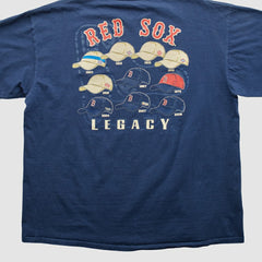 Boston Red Sox Majestic 2000s T-shirt - Navy Vintage