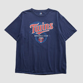 Minnesota Twins Genuine Merchandise 2000s T-shirt - Navy Vintage