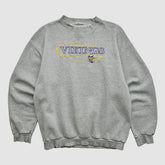 Minnesota Vikings 90s Pullover Sweatshirt - Heather Gray Vintage cheap