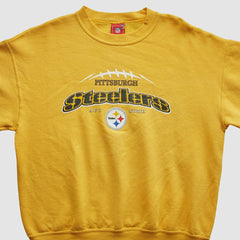 Pittsburgh Steelers NFL 2000s Pullover Sweatshirt - Yellow Vintage sale