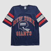 New York Giants Logo 7 90s T-shirt - Navy Vintage for sale