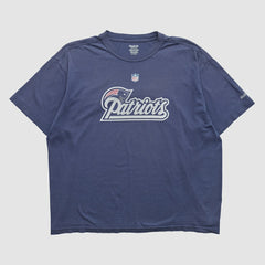 New England Patriots Reebok 2000s T-shirt - Navy Vintage on sale