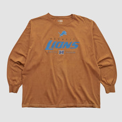 Detroit Lions NFL 2000s Long Sleeve T-shirt - Clay Vintage for sale