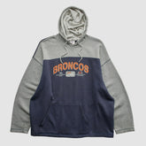 Denver Broncos NFL 2000s Hooded Pullover Sweatshirt - Heather Gray Vintage outlet