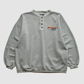 Denver Broncos Starter 90s Pullover Sweatshirt - Heather Gray Vintage outlet